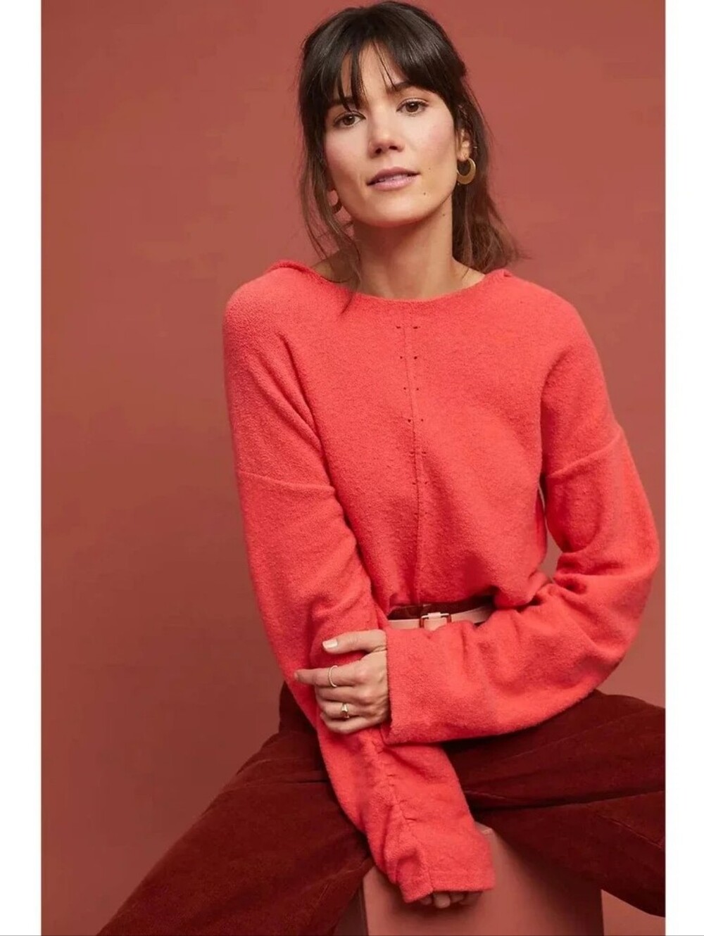 Anthro Moth Zurich Hooded Sweater